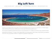 Tablet Screenshot of bigleftturn.com